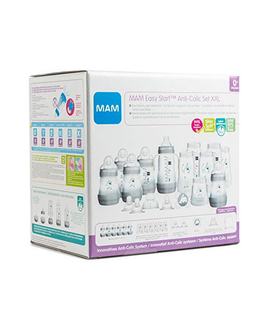 MAM Easy Start Kit de démarrage anti-colique pour bébé avec 2