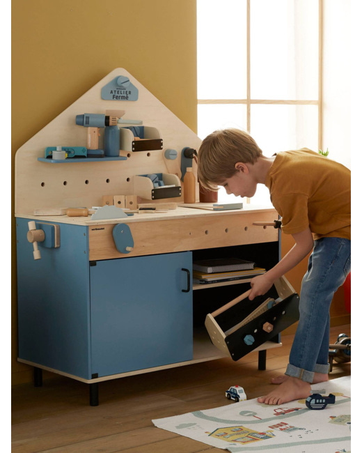 Grand établi de bricolage en bois FSC