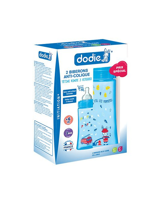 Coffret de 2 biberons anti-colique INITIATION+ 330 ml