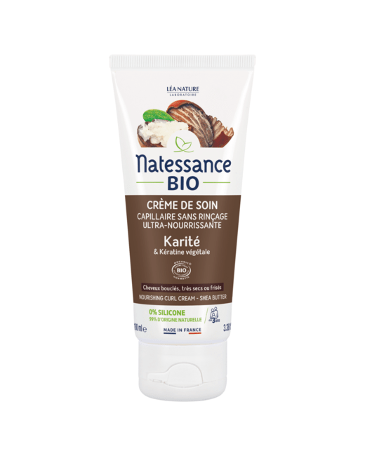 Crème de soin capillaire sans rinçage