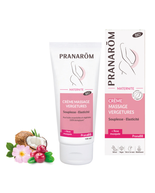 Crème Massage Vergetures Bio