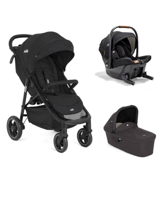 Poussette trio litetrax + siège auto sprint + nacelle ramble 