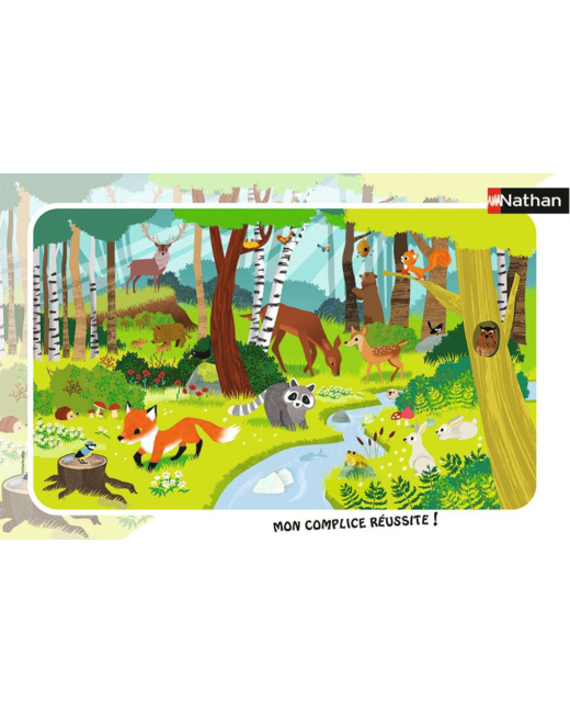 Puzzle Les animaux de la forêt - de 3 ans