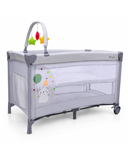 Lit parapluie double hauteur complet hérisson Duo