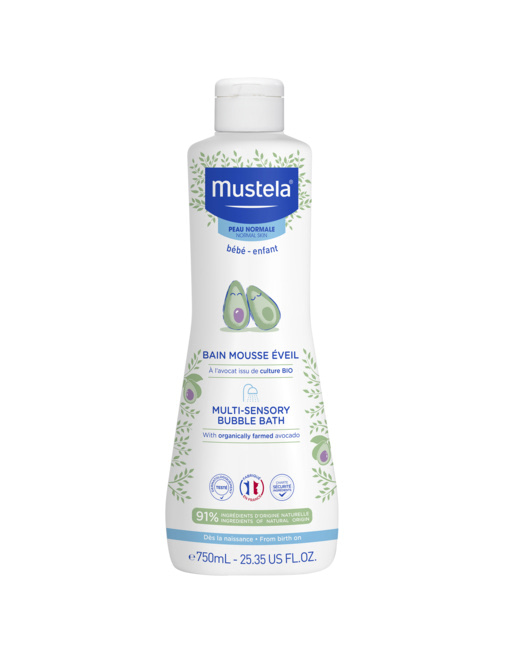 Bain mousse éveil à l'avocat bio