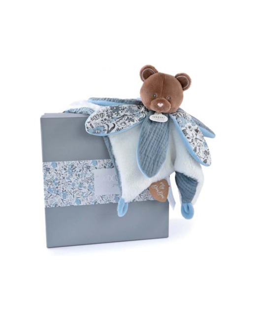 Doudou ours pétale Boh'aime