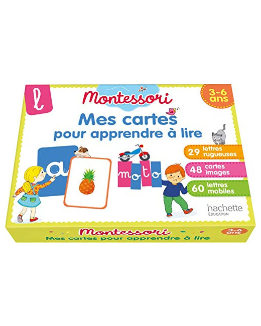 MONTESSORI Mes cartes pour apprendre à lire 3-6 ans