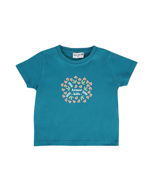 T-shirt "fleurs" Kids - coton léger - Aty-Rond Fleuri