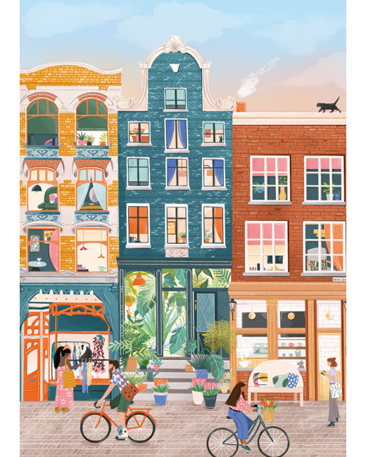 Puzzle Nine Streets, Amsterdam