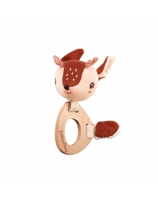 Hochet en bois eco Stella