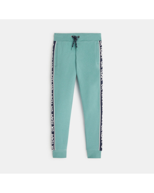 Pantalon de jogging molleton Ok Team vert garçon