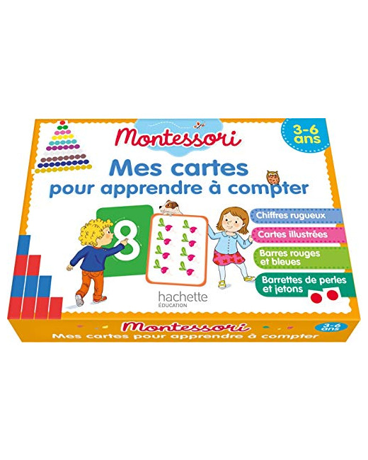 MONTESSORI Mes cartes pour apprendre à compter 3-6 ans