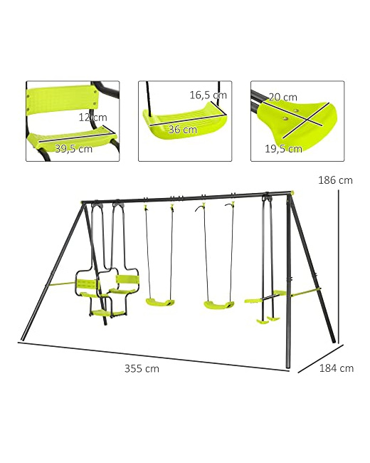 Portique avec balançoire