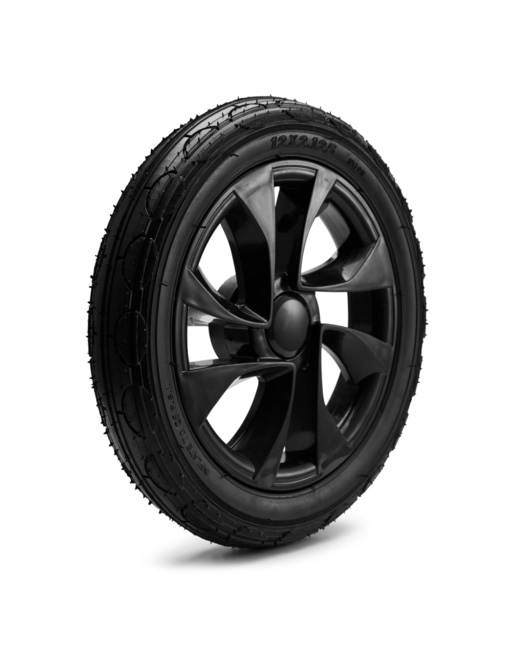 Roue arrière noire pour poussette PRIME/PRIME 2/PRIME LITE