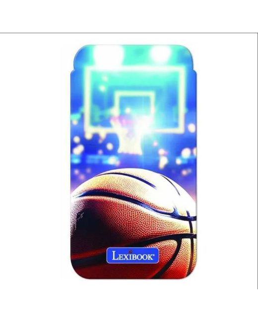 Calculatrice de poche avec couvercle de protection Basket-ball