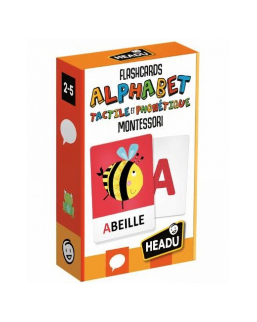Flashcards Alphabet Tactile et Phonetique