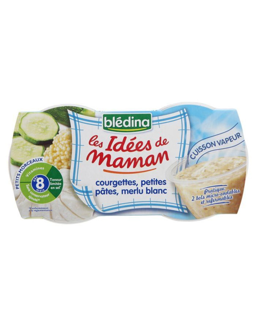 LES IDEES DE MAMAN Courgettes pâtes merlu 