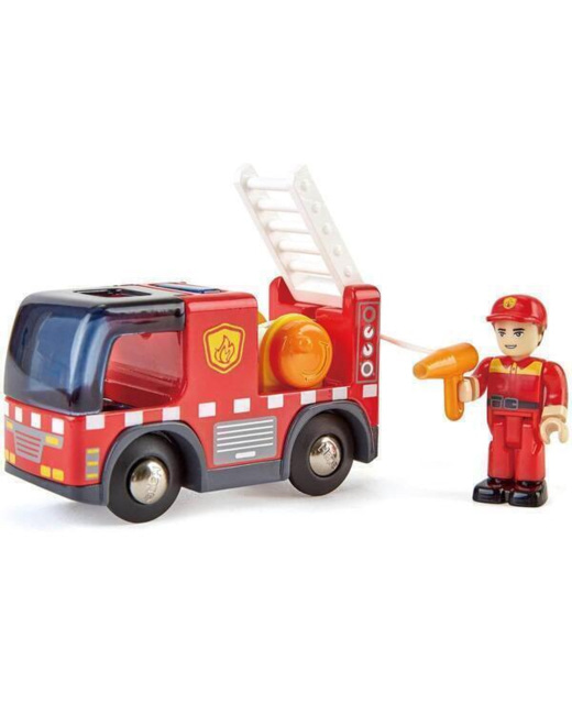 Camion de pompier avec sirène