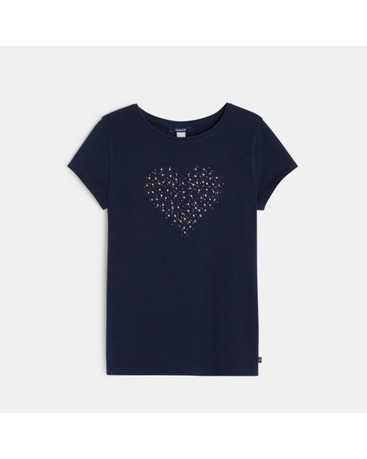 T-shirt fantaisie bleu fille