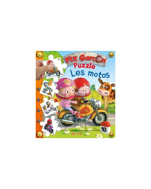 Livre puzzle Les Motos