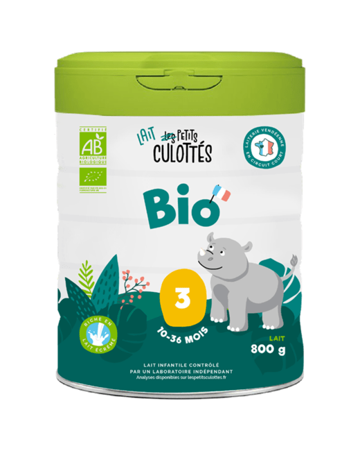 Lait de croissance Bio 3ème âge de 10 à 36 mois