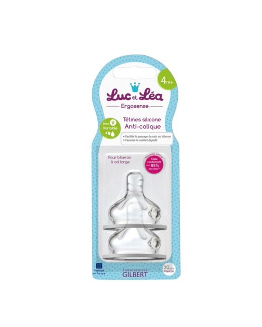 Tétines Ergosense Silicone Anti-Colique