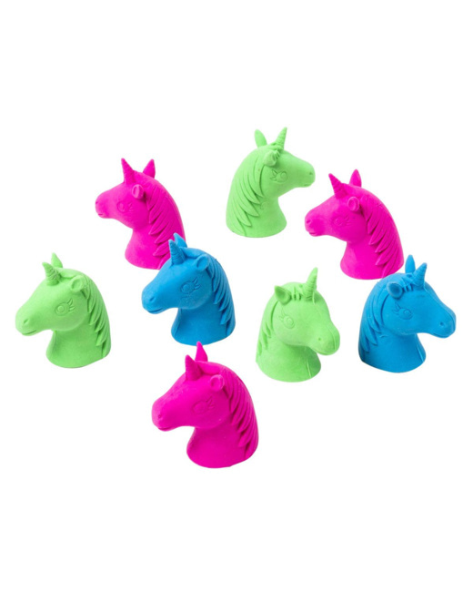 8 gommes licornes