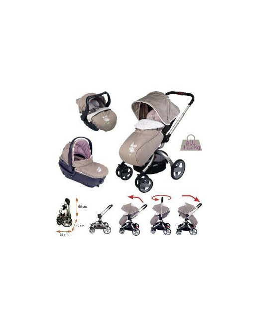 Noukies poussette 4 roues new arrivals