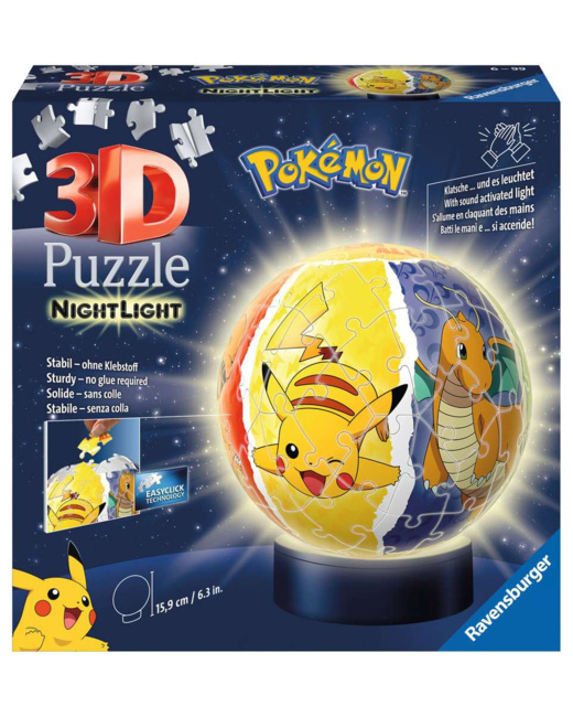 Puzzle Pokémon illuminé - de 6 ans