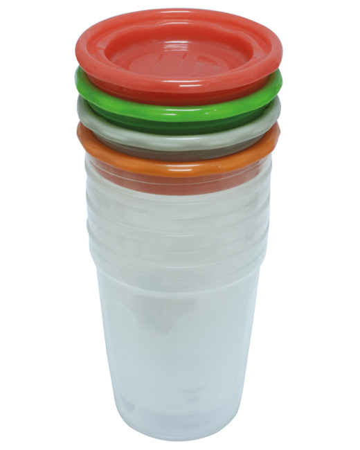 4 Pots de conservation aliments