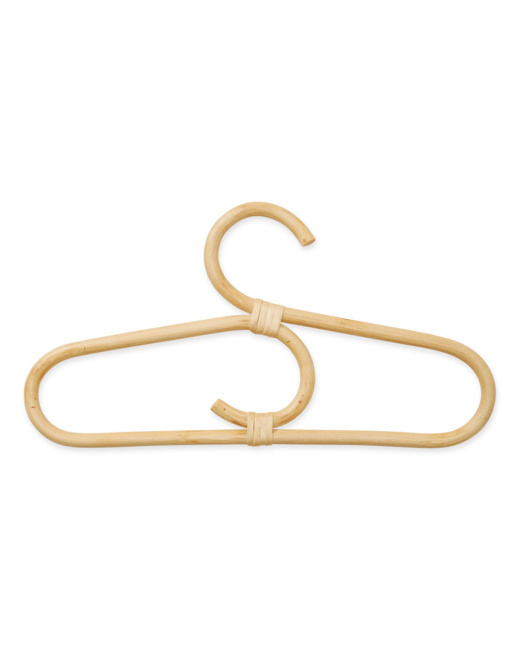 Cintres, enfants, rotin, set de 3