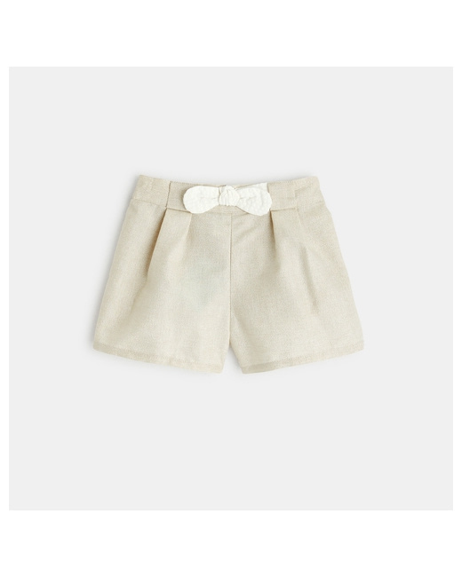Short brillant à nœud