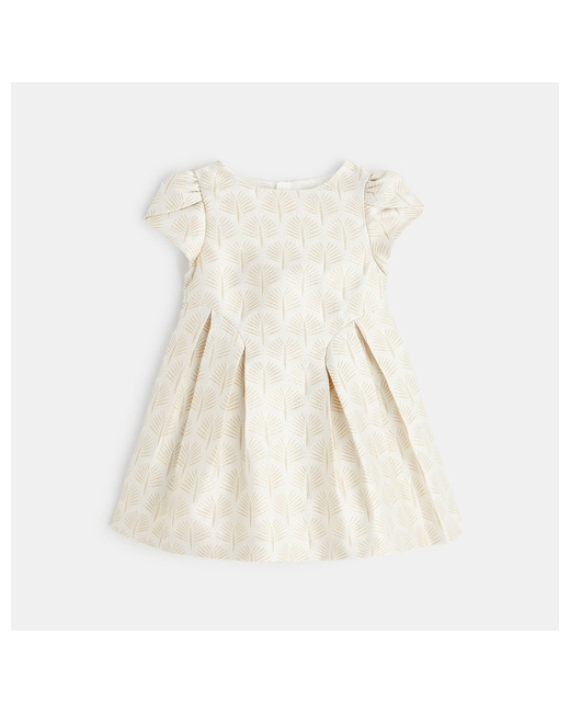 Robe de fête oiseaux brodés