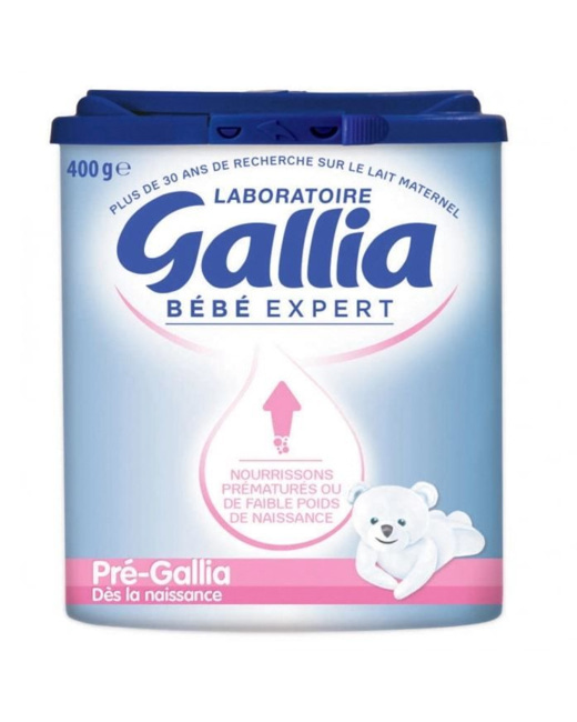 Lait Pré-Gallia - Dès la naissance, Nourrissons Prématurés - Gallia - 400g  - Gallia