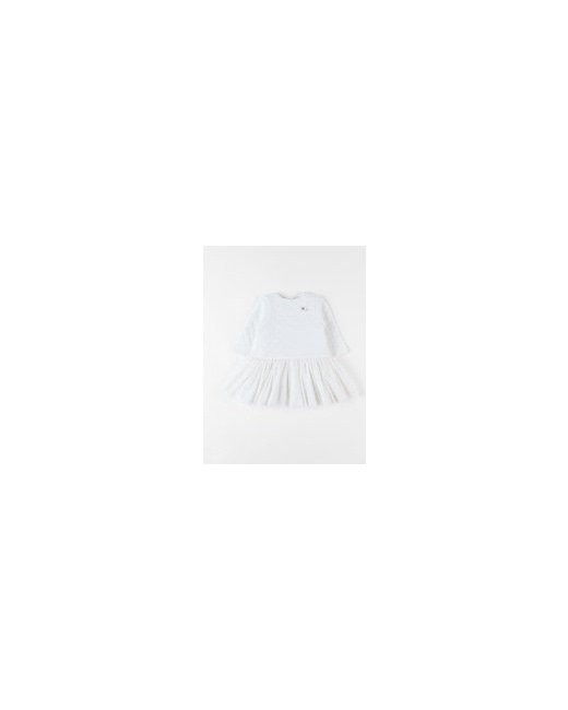 Robe bi-matière paillette