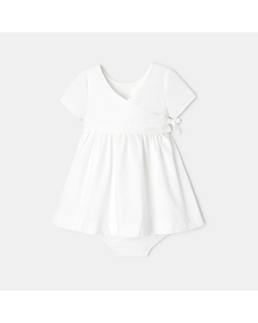 Robe à manches courtes en coton bio