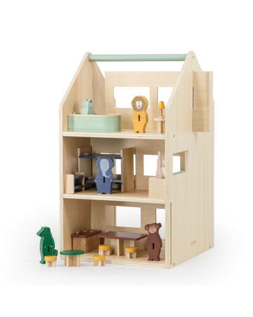Jouet d'éveil maison en bois all animals