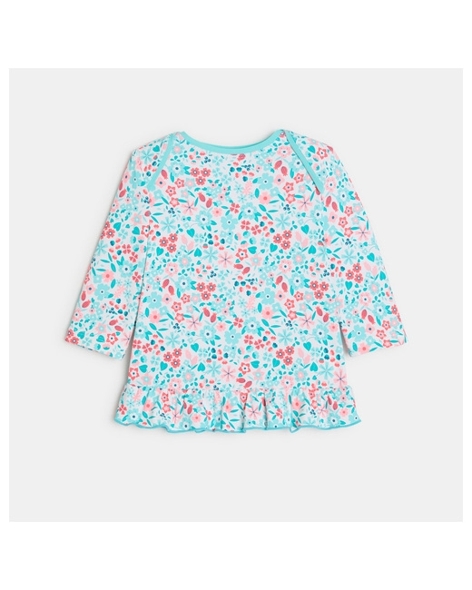 T-shirt anti UV volanté fleuri