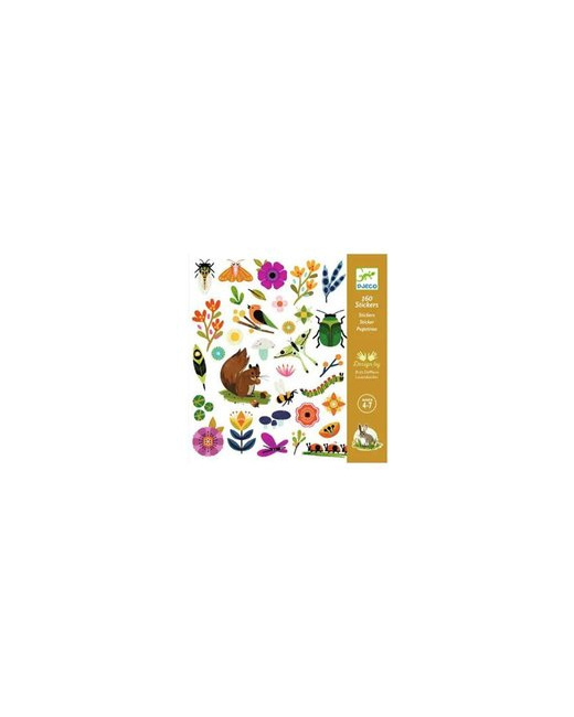 Pochette de 160 stickers Jardin