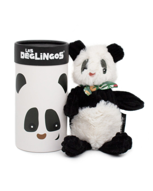 Peluche petit simply Rototos le panda en boîte