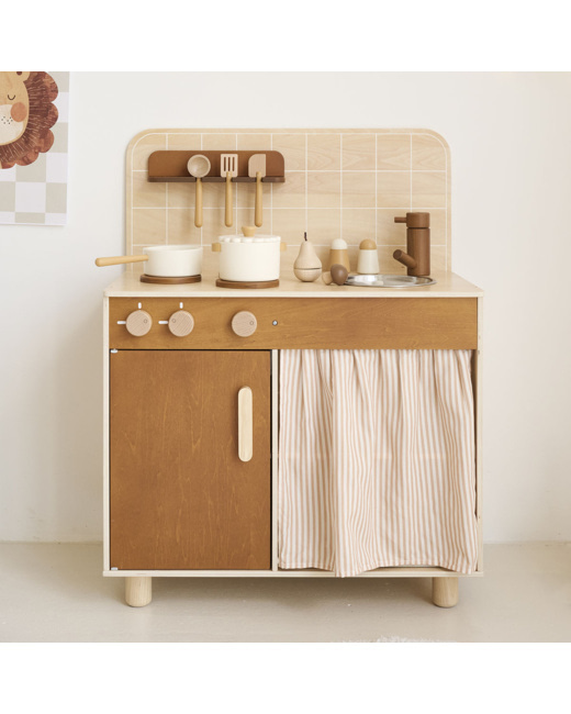 Cuisine En Bois Enfant Noyer