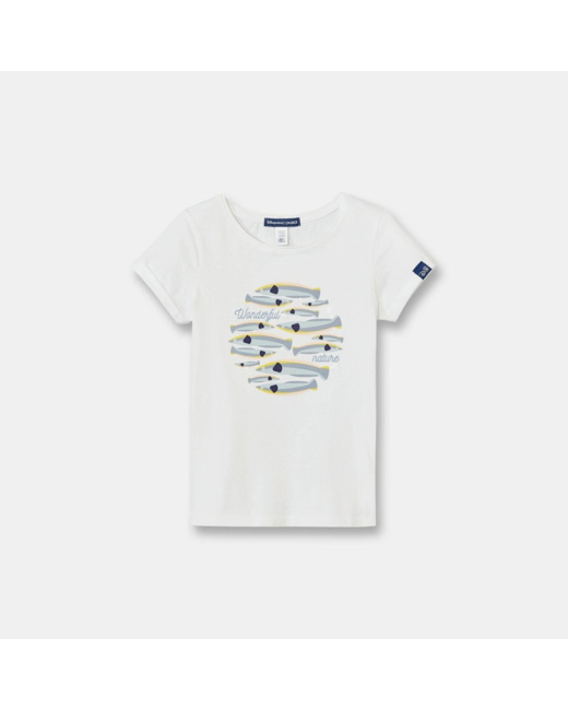 T-shirt Disneynature blanc fille