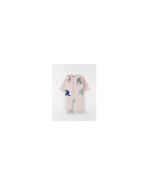 Pyjama 1 pièce éléphants en jersey