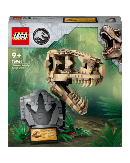 Les fossiles de dinosaures - Le crâne du T. Rex Jurassic World