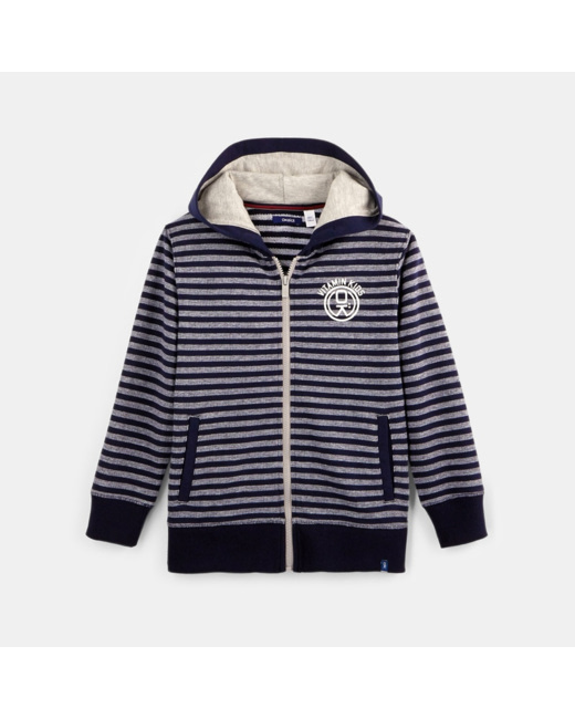 Sweat à capuche bleu garçon