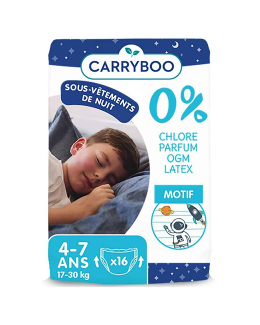 Couches de nuit absorbantes Garçons