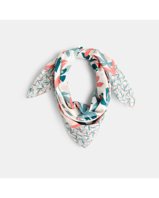 Foulard imprimé en popeline fille