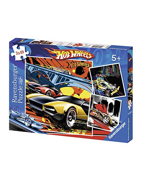 Puzzle Classique - Hot Wheels - 3x49 pièces
