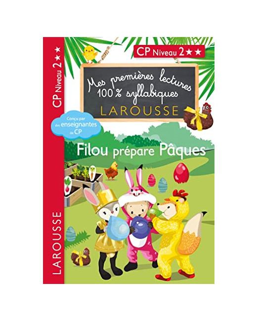 Premières lectures syllabiques - Filou prépare Pâques
