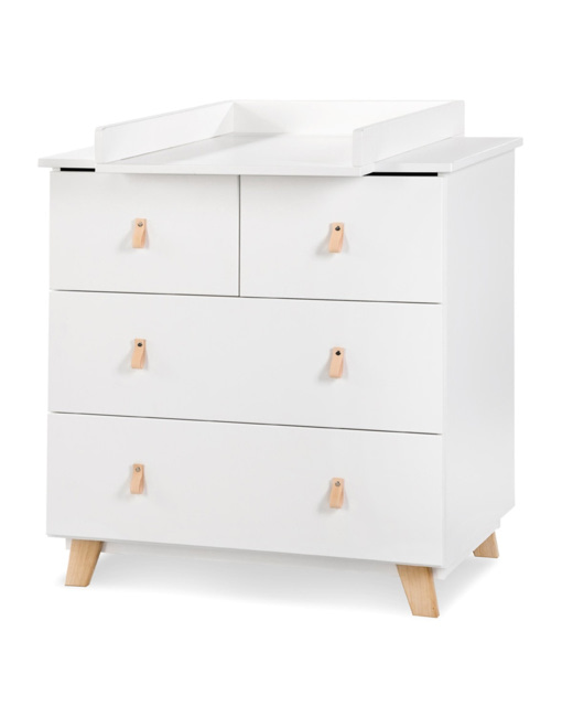 Commode enfant 4 tiroirs avec table à langer amovible NOAH